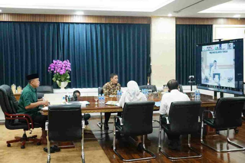 Menteri ATR/BPN tengah mengadakan rapat.