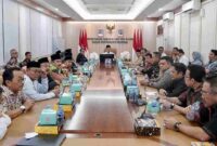 Rakor untuk mempercepat proses pendaftaran tanah wakaf di seluruh Indonesia.