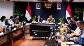 Rapat koordinasi yang digelar di Kantor Kementerian Koordinator Bidang Infrastruktur dan Pembangunan Kewilayahan pada Selasa (14/1/2025),