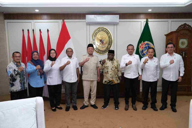 Pertemuan Menkumham dan Menteri ATR/BPN.