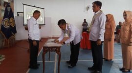 Serah terima jabatan Kalaps Kelas IIB Ciamis.