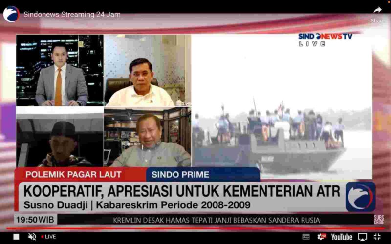 Kementerian ATR/BPN dapat apresiasi.