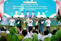 Menteri ATR/BPN dampingi Presiden Prabowo di Kongres Muslimat NU.