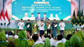 Menteri ATR/BPN dampingi Presiden Prabowo di Kongres Muslimat NU.