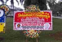 Anggota DPRD Provinsi Jawa Barat, Hj. Tina Wiryawati, SH, MM, turut memberikan ucapan.