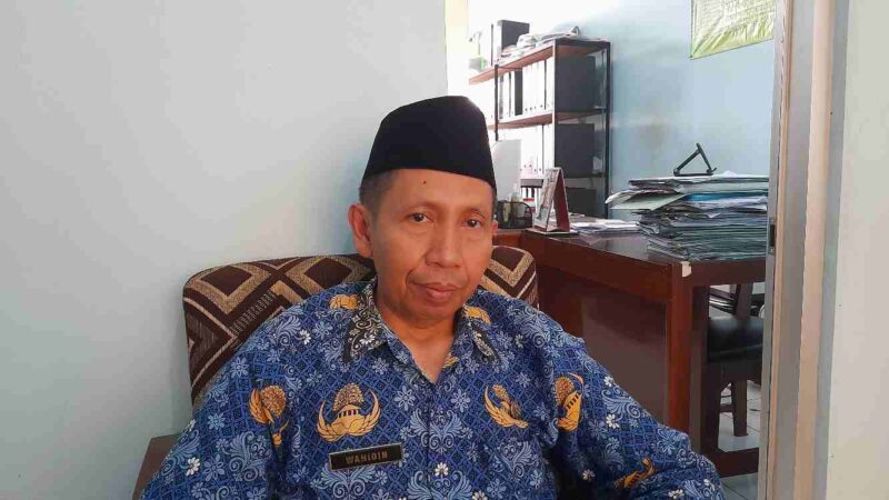 Kepala Seksi PZW Kemenag Ciamis, H. Wahidin.