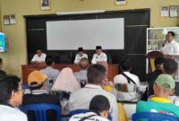 Penyuluhan program PTSL di Desa Dewasari.