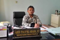 Sekretaris DPRKPLH Ciamis, Aris Taufik Abadi.