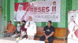 Anggota DPRD Jabar, Tina Wiryawati menyerap aspirasi warga Pangandaran.