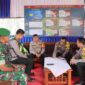 Kapolres Ciamis tengah mengecek Pos Pam Lebaran.