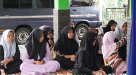 Santunan anak yatim dan dhuafa oleh Kantor Pertanahan Ciamis.
