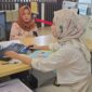 Warga Ciamis saat memanfaatkan pelayanan Kantor Pertanahan saat libur lebaran.