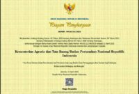 Kementerian ATR/BPN.