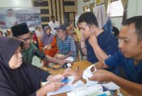 Pemeriksaan Kesehatan Gratis di Desa Jelegong, Kecamatan Cidolog, Kabupaten Ciamis.