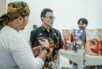 Peresmian rest area Karangkamulyan oleh Bupati Ciamis, Herdiat Sunarya.