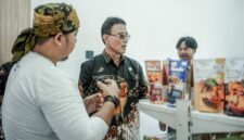 Peresmian rest area Karangkamulyan oleh Bupati Ciamis, Herdiat Sunarya.