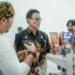 Peresmian rest area Karangkamulyan oleh Bupati Ciamis, Herdiat Sunarya.