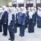Pelantikan guru dan kepala sekolah.