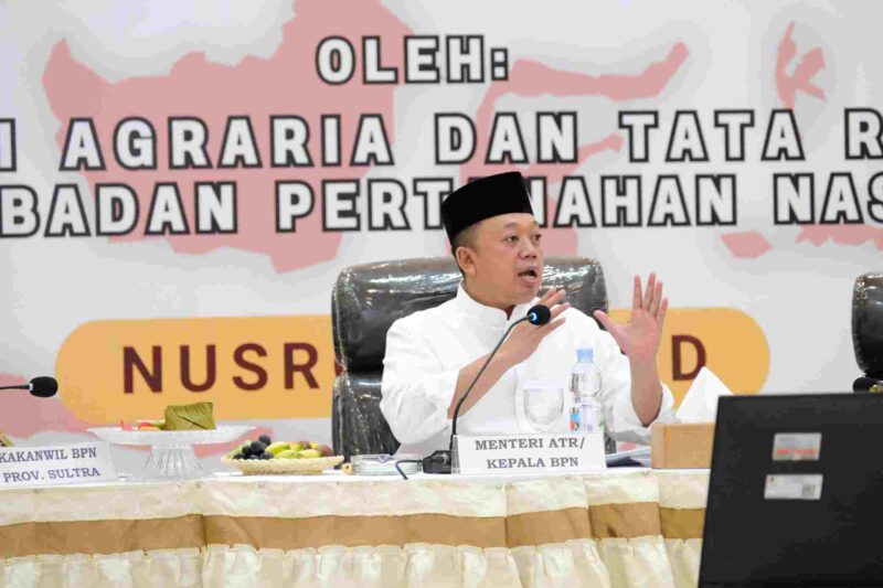 Menteri ATR/BPN, Nusron Wahid.