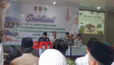 Sosialisasi penyembelihan hewan kurban.