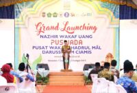 Peluncuran Puswada di ponpes Darussalam Ciamis.