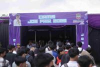 Job fair yang diadakan oleh Disnaker.