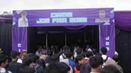 Job fair yang diadakan oleh Disnaker.