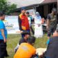 Miranti Mayangsari menyalurkan 2 ekor kambing di Kota Banjar.