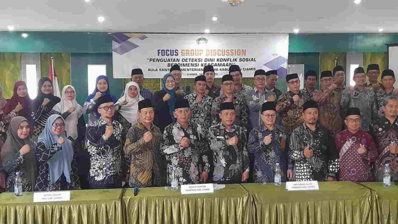 FGD bertajuk Penguatan Deteksi Dini Konflik Sosial Berdimensi Keagamaan.