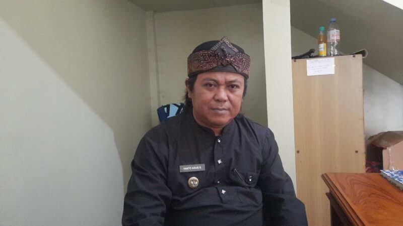 Kepala Desa Karanganyar, Yanto Agus Sonjaya.