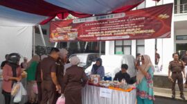 Pasar murah dan bazaar usaha mikro, kecil Kejari Ciamis.