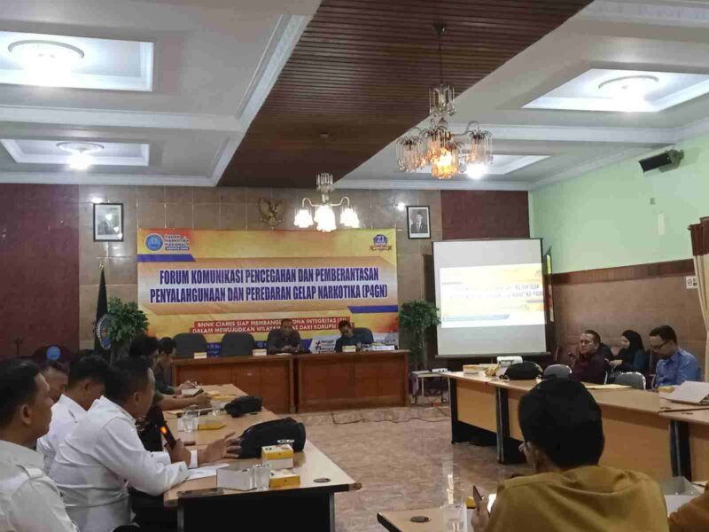 Forum Komunikasi Pencegahan dan Pemberantasan Penyalahgunaan dan Peredaran Gelap Narkoba (P4GN).