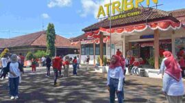 Perayaan HUT RI Ke-80 di Kantor Pertanahan Ciamis.