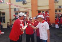 Perlombaan 17 Agustus di Halaman Kantor Kemenag Ciamis.