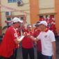 Perlombaan 17 Agustus di Halaman Kantor Kemenag Ciamis.