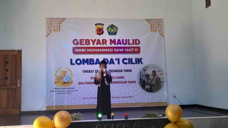 Lomba da’i dan hadrah tingkat SD/MI, SMP/MTs, hingga SMA/SMK/MA se-Priangan Timur.