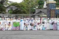 Simulasi manasik haji dan umroh.