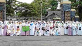 Simulasi manasik haji dan umroh.