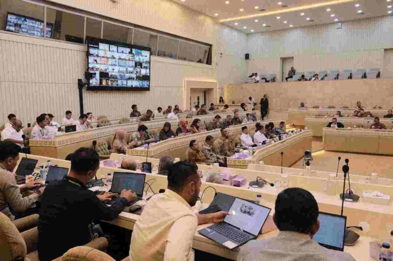 Rapat Dengar Pendapat (RDP) dengan Komisi II DPR RI di Gedung Nusantara, Senin (8/9/2025).