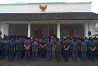 Pelantikan di Pendopo Ciamis.